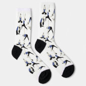 Yogasocken in Blau – Sokken (Rechts)