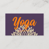 Yogastudio Visitekaartje (Achterkant)