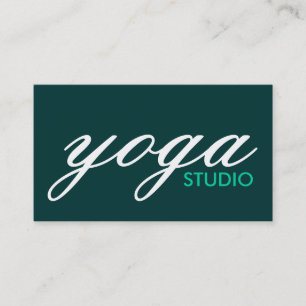 yogastudio visitekaartje