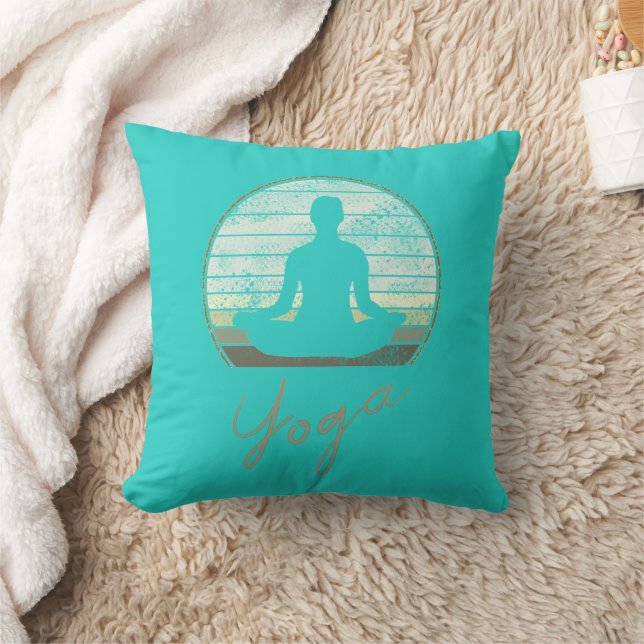 Yogatraining  ontwerpmeditatie of pilates kussen (Deken)