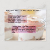 Yoghurt en Grapefruit Parfait Recept Kaart (Achterkant)