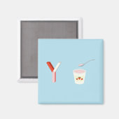 Yoghurt Magneet (Voorkant / Achterkant)