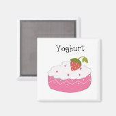 Yoghurt Magneet (Voorkant / Achterkant)