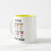 Yoghurt Parfait Koud Zoet Fruit Dessert Tweekleurige Koffiemok (Voorkant links)