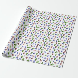 Yoghurt schattig patroon cadeaupapier