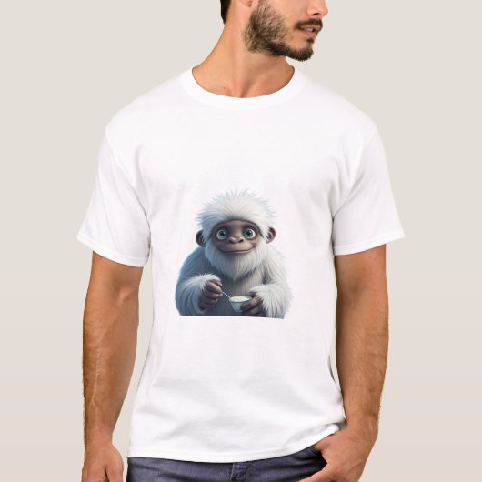 Yoghurt Yeti. T-shirt (Voorkant)