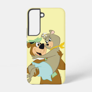 Yogi Bear draagt Cindy Bear Samsung Galaxy Hoesje
