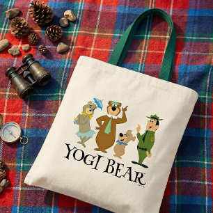 Yogi Bear en vrienden klassieke pose Tote Bag