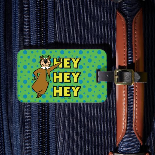 Yogi Bear Hé Hé Hé Bagagelabel (Voorkant Insitu 4)