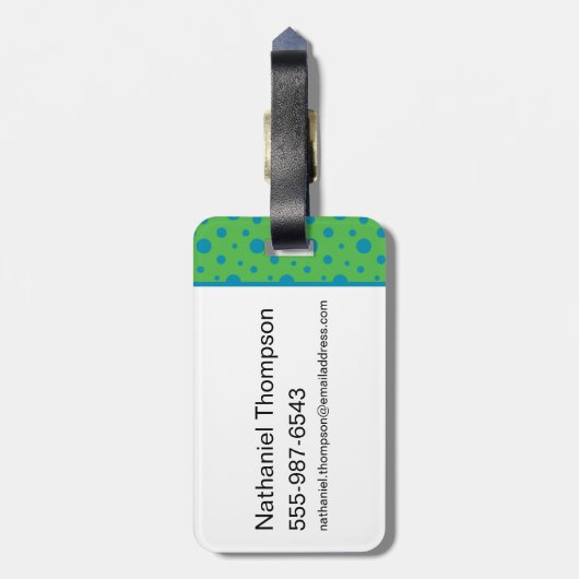 Yogi Bear Hé Hé Hé Bagagelabel (Achterkant verticaal)