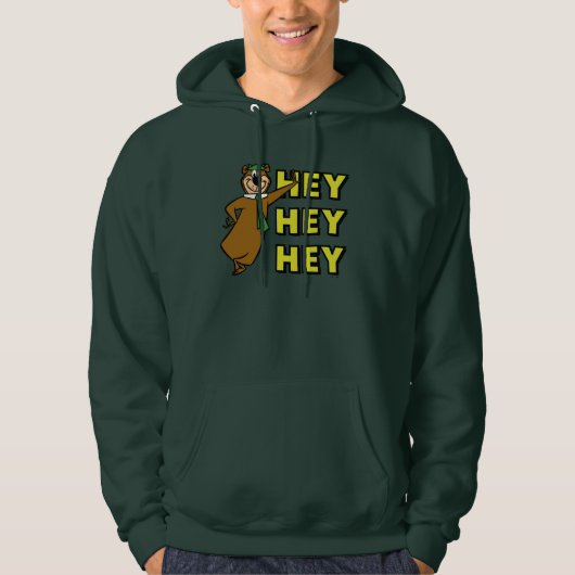 Yogi Bear Hé Hé Hé Hoodie (Voorkant)