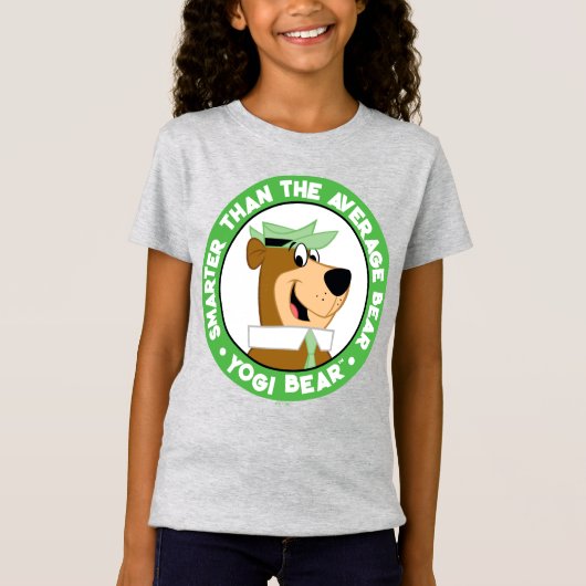 Yogi Bear Lachend Portret T-shirt (Voorkant)