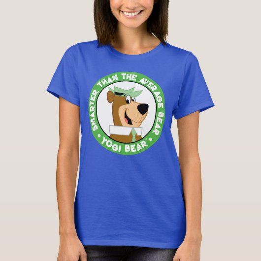 Yogi Bear Lachend Portret T-shirt (Voorkant)
