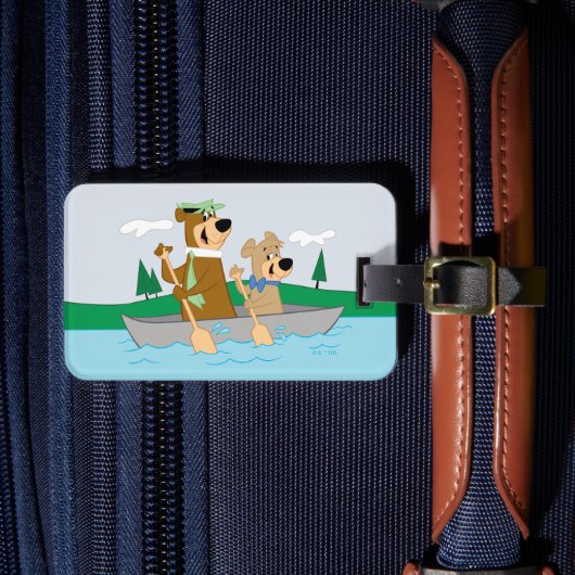 Yogi Beer en Boo Boo Fun Kano Adventure Bagagelabel (Voorkant Insitu 4)