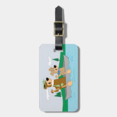 Yogi Beer en Boo Boo Fun Kano Adventure Bagagelabel (Voorkant verticaal)