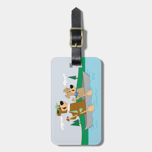 Yogi Beer en Boo Boo Fun Kano Adventure Bagagelabel (Voorkant verticaal)