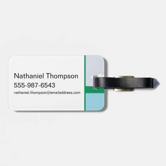 Yogi Beer en Boo Boo Fun Kano Adventure Bagagelabel (Achterkant horizontaal)