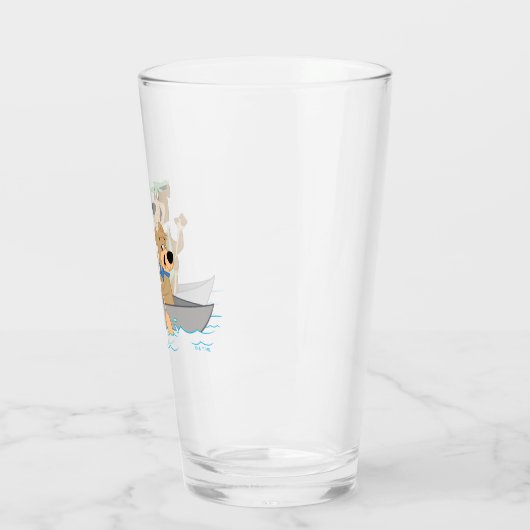 Yogi Beer en Boo Boo Fun Kano Adventure Glas (Links)