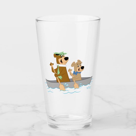 Yogi Beer en Boo Boo Fun Kano Adventure Glas (Voorkant)