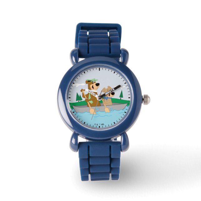 Yogi Beer en Boo Boo Fun Kano Adventure Horloge (Voorkant)