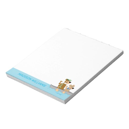 Yogi Beer en Boo Boo Fun Kano Adventure Notitieblok (Linkerzijde)