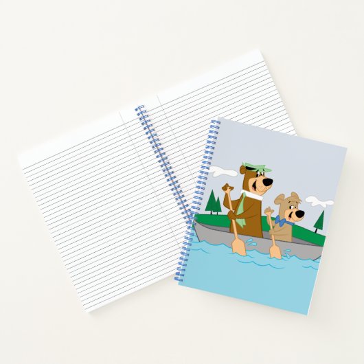 Yogi Beer en Boo Boo Fun Kano Adventure Notitieboek (Binnen)