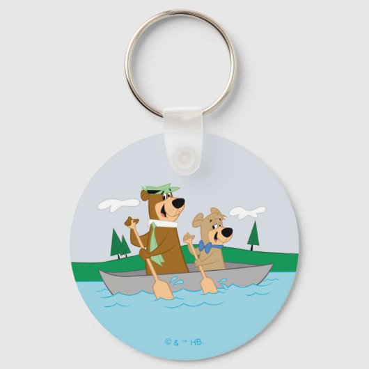 Yogi Beer en Boo Boo Fun Kano Adventure Sleutelhanger (Voorkant)