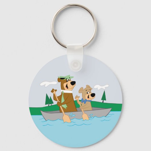 Yogi Beer en Boo Boo Fun Kano Adventure Sleutelhanger (Achterkant)