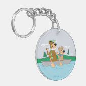 Yogi Beer en Boo Boo Fun Kano Adventure Sleutelhanger (Voorkant Links)