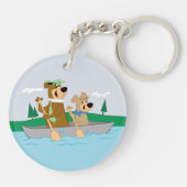 Yogi Beer en Boo Boo Fun Kano Adventure Sleutelhanger (Achterkant)