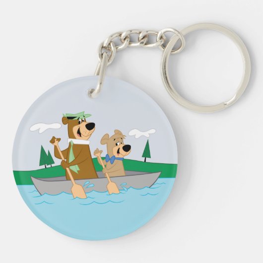 Yogi Beer en Boo Boo Fun Kano Adventure Sleutelhanger (Achterkant)