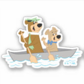 Yogi Beer en Boo Boo Fun Kano Adventure Sticker (Voorkant)