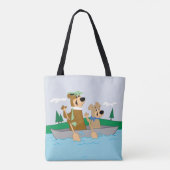 Yogi Beer en Boo Boo Fun Kano Adventure Tote Bag (Achterkant)