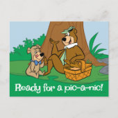 Yogi Beer en Boo-Boo picknick snack Briefkaart (Voorkant)