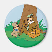 Yogi Beer en Boo-Boo picknick snack Magneet (Voorkant)