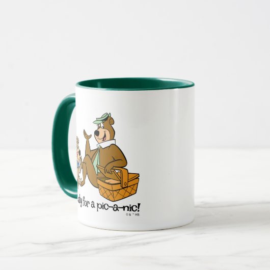 Yogi Beer en Boo-Boo picknick snack Mok (Voorkant links)
