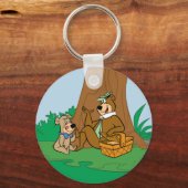 Yogi Beer en Boo-Boo picknick snack Sleutelhanger (Achterkant)