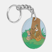 Yogi Beer en Boo-Boo picknick snack Sleutelhanger (Voorkant Links)