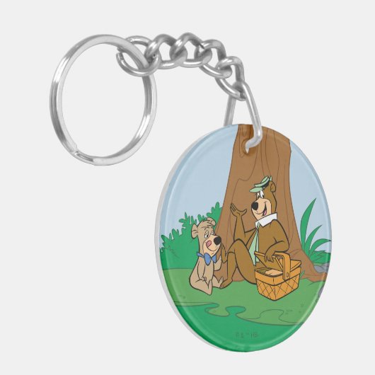 Yogi Beer en Boo-Boo picknick snack Sleutelhanger (Voorkant Links)