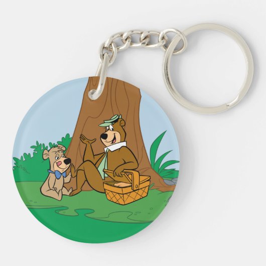 Yogi Beer en Boo-Boo picknick snack Sleutelhanger (Achterkant)