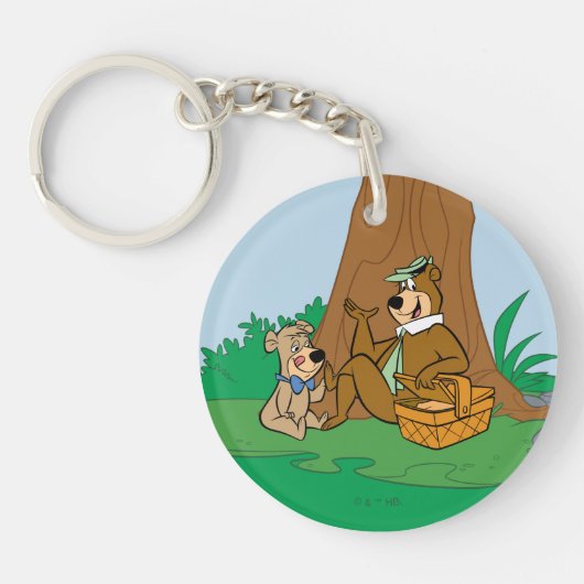Yogi Beer en Boo-Boo picknick snack Sleutelhanger (Voorkant)