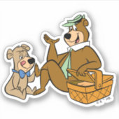 Yogi Beer en Boo-Boo picknick snack Sticker (Voorkant)