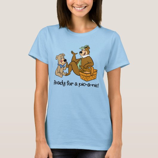 Yogi Beer en Boo-Boo picknick snack T-shirt (Voorkant)