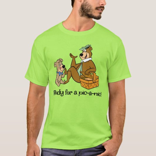 Yogi Beer en Boo-Boo picknick snack T-shirt (Voorkant)