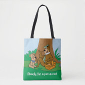 Yogi Beer en Boo-Boo picknick snack Tote Bag (Voorkant)