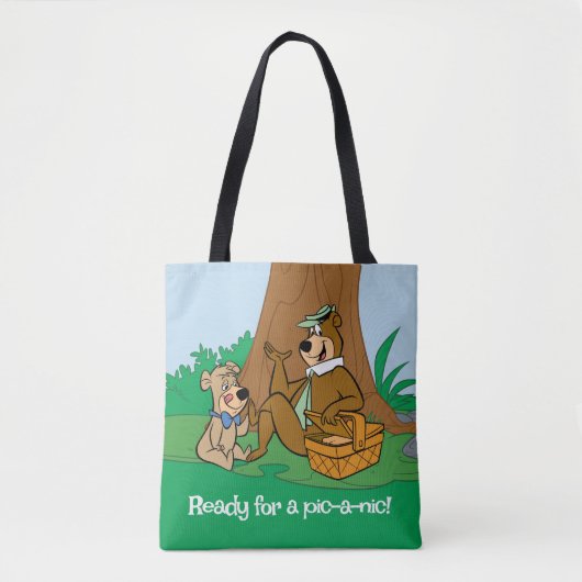 Yogi Beer en Boo-Boo picknick snack Tote Bag (Voorkant)
