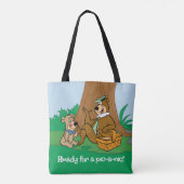 Yogi Beer en Boo-Boo picknick snack Tote Bag (Achterkant)