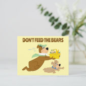 Yogi Beer en Boo-Boo picknickpaniek Briefkaart (Staand voorkant)
