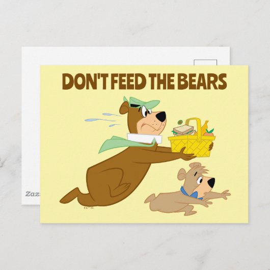 Yogi Beer en Boo-Boo picknickpaniek Briefkaart (Voorkant / Achterkant)