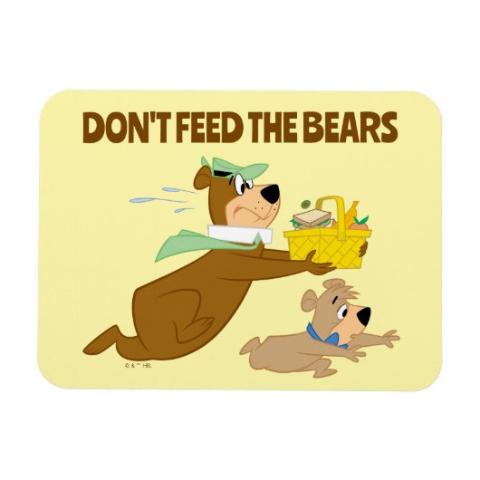 Yogi Beer en Boo-Boo picknickpaniek Magneet (Horizontaal)
